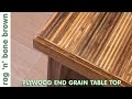 Making A Plywood End Grain Table Top From Offcuts - Part 1 of 2