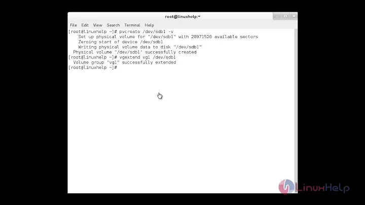 How to migrate from LVM Partitions to New Logical Volume