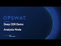 MetaDefender Core Deep CDR - Analysis Mode