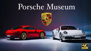Porsche Museum in , Stuttgart, Germany  4k HDR 60fps Walking Tour (▶31min)  2024
