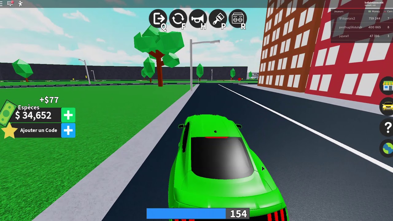 map de roblox de voiture - YouTube