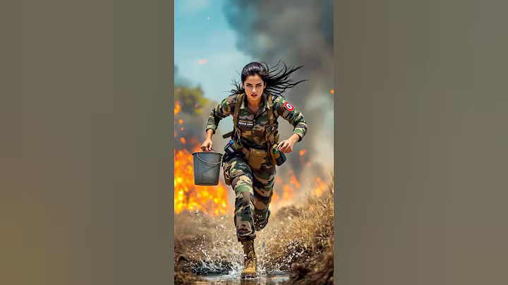 Indian Army lady rescued baby birds from fire, fed strays too #ai #army