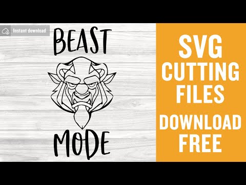 Beast Mode Svg Free Disney Svg Beauty And The Beast Svg Instant Download Silhouette Cameo Shirt Design Free Vector Files Png 0243 Freesvgplanet