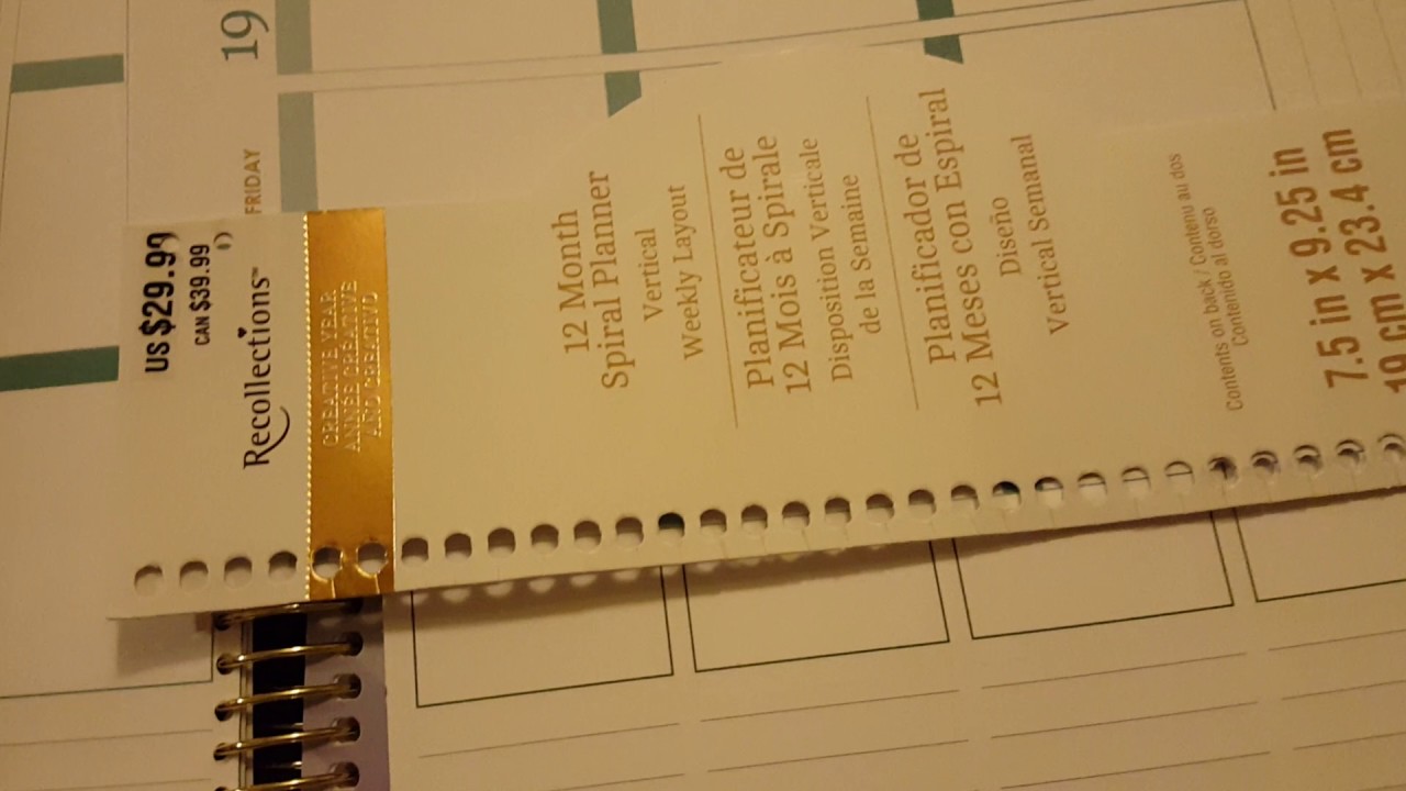 How to add Erin Condren pages to your spiral Recollections planner ...