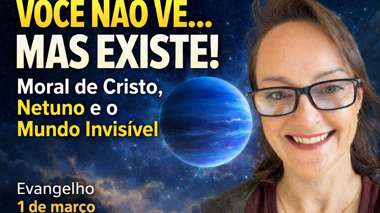VOCÊ NÃO VÊ… MAS EXISTE! | Moral de Cristo, Netuno e o Mundo Invisível -Evangelho 1/3 | Danieli Caro