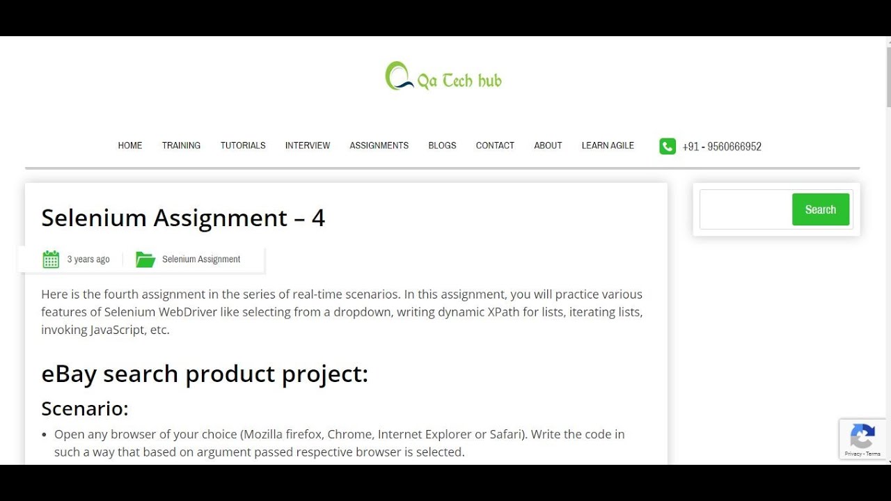 Update New Assignment No - 4 | Ebay Search Product | Learn By Doing | Selenium Automation Testing