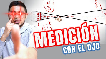 ¿Cómo medir distancias utilizando el pulgar? (Video Explicado)