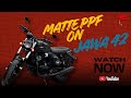 JAWA 42 Matte PPF Transformation 🔥| ULTRASHIELD'X TPU PPF ( 5- Year Warranty) | Vikas Nagar,Lucknow!