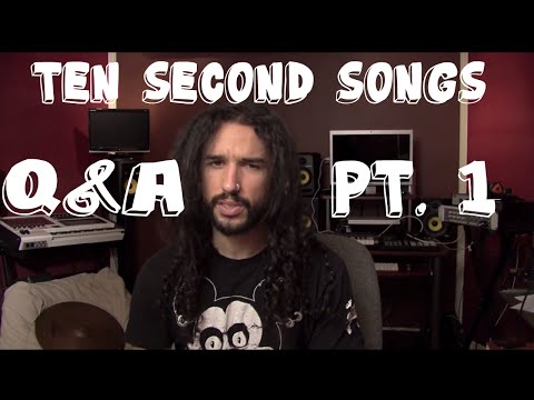 Ten Second Songs - Q&A Pt. 1 | Anthony Vincent Music