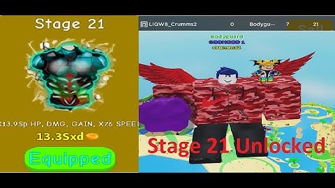 Getting Stage 21 In Lifting Simulator