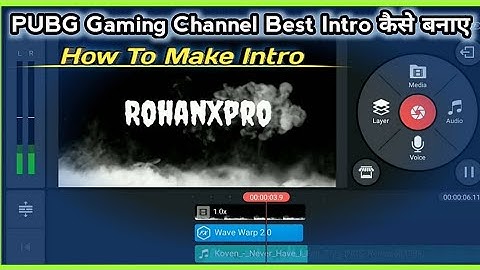 PUBG MOBILE Intro In Kinemaster | How To Make Gaming Channel Intro With Kinemaster | Pubg Intro Edit