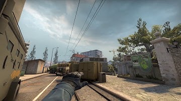 CS:GO - Simple CT Spawn to Long Tunnel Smoke (Overpass) [128/64 tick]