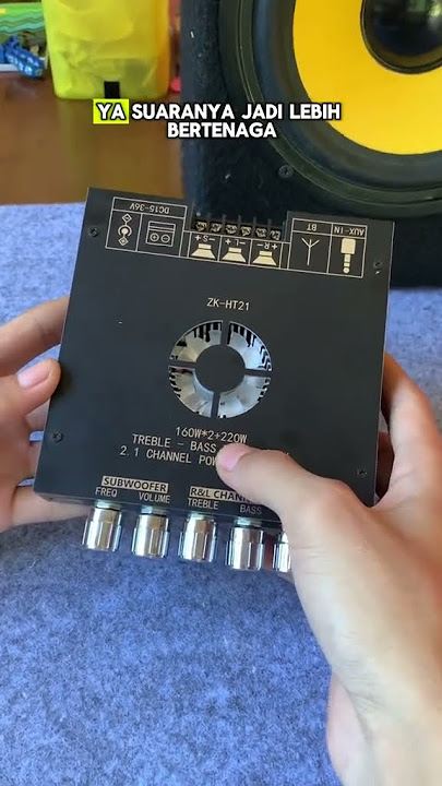 Rekomendasi amplifier untuk speaker rakitan, amplifier bluetooth ZK-HT21