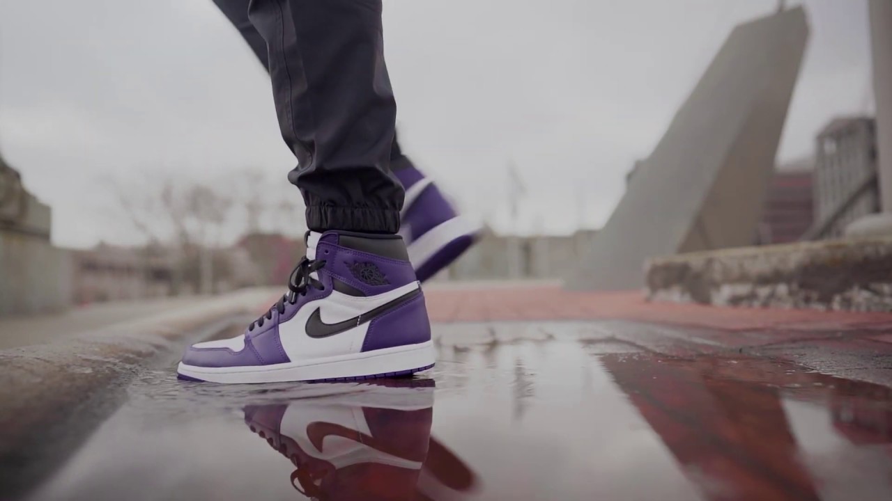 NIKE AIR JORDAN 1 COURT PURPLE CUSTOM – OBTAIND