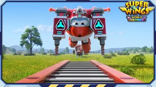 [SUPERWINGS6] Choo Choo Through the Water | EP08 | Superwings World Guardians | Super Wings screenshot 3