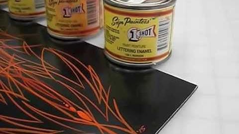 Pinstripe panel with 1-Shot red family