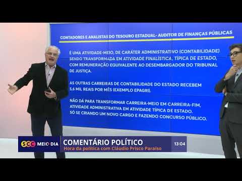 Projeto de criação do cargo de Auditor Estadual de Finanças Públicas em SC é vergonhoso