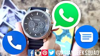 Fossil Gen 6 Hybrid Smartwatch - Usability Review - Phone Calls, SMS, WhatsApp, Notifications