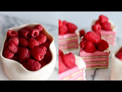 You39ll fall in love with this! Raspberry Mousse Cake Recipe        