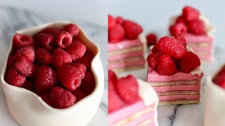 You'll fall in love with this! Raspberry Mousse Cake Recipe | 진짜 맛있는 라즈베리 무스 케이크 만드는 법