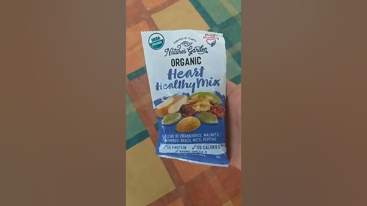Organic Heart Healthy mix dried fruits yummy😋