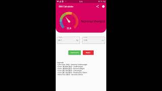 BMI Calculator - Flutter demo and source code screenshot 3