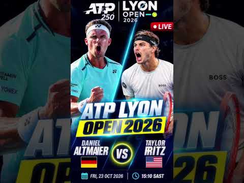 We are LIVE  for Daniel Altmaier vs Taylor Fritz