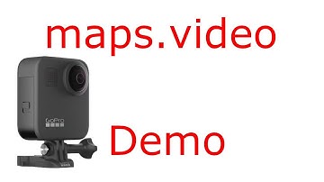 Road Surveys with GoPro Max and maps.video Web Video Player