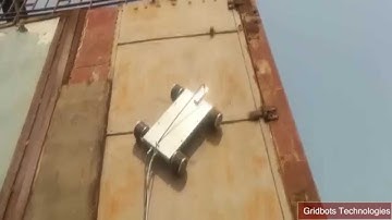 Gridbots Gecko - Vertical Surface Magnetic Crawler Robot