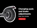 Joyor Scooter Changing & Adjusting Rear Disk Brake & Braking Pads