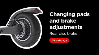 Joyor Scooter Changing & Adjusting Rear Disk Brake & Braking Pads