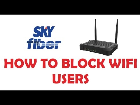 How to block WiFi users on Sky Broadband Router