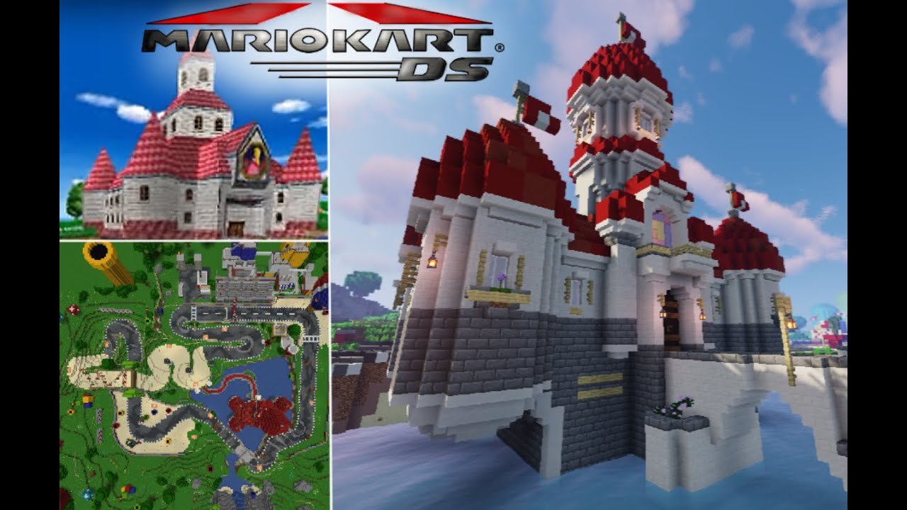 [Minecraft] DS Mario Circuit Recreated - Timelapse
