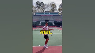 PINPOINT SERVE STANCE: KICK YOUR HEEL!