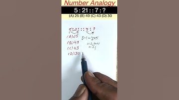 Number Analogy Reasoning Short Tricks | #reasoning short tricks #rrbntpc#rrb #ssccgl #sscgd #sscchsl