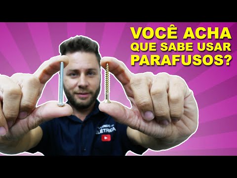 MACETE PARAFUSO, aprenda qual usar!