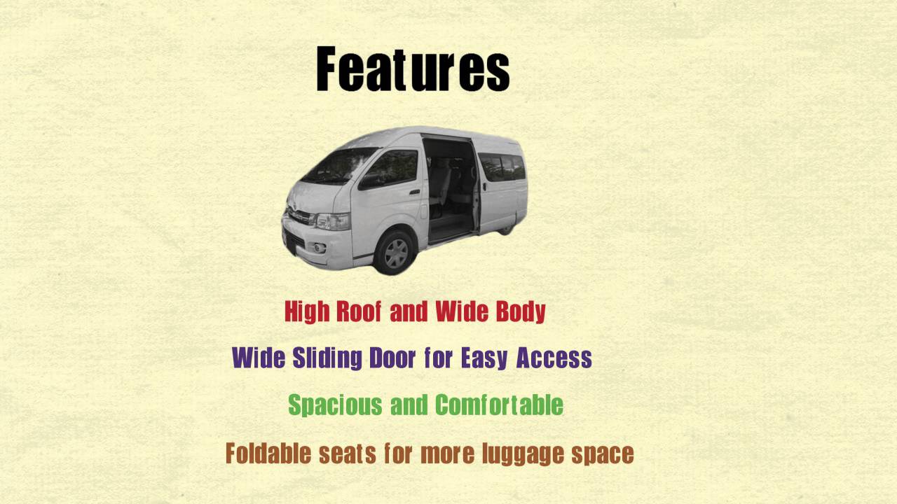 van rental with driver singapore