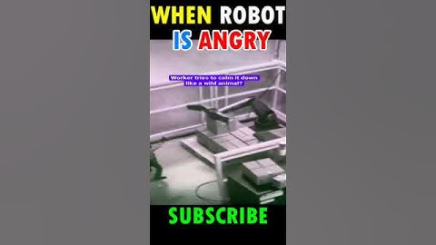 Robot Attacked Worker  👿👿