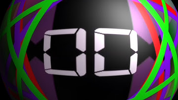 COUNTDOWN TIMER 60 sec. with sound effect ( v. 30 ) beep clock (1 minute) ball