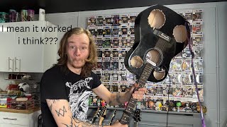 Can you put a $10 Pickup in an Acoustic (Acoustic Abuse 3)!