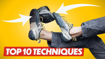 10 Climbing Techniques in Under 10 Minutes - Beginner to Advanced