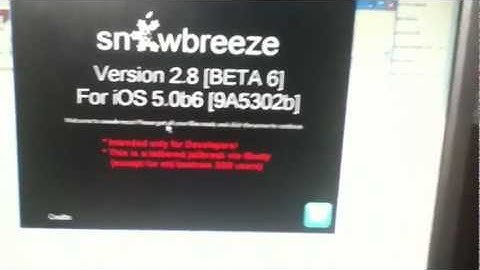 Jailbreak And Install iOS 5 beta 6 Without Developer UDID