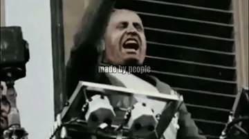 Mussolini violates Hitler