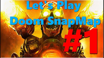Lets Play Doom SnapMap: 1 Doom SpaceShip