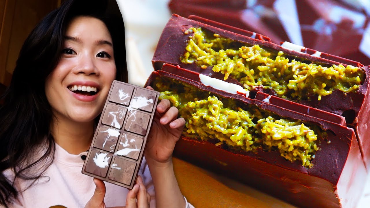 I Made The Viral Dubai Chocolate Bar (from scratch!)