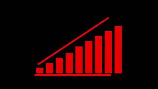 Animated Business Growth Chart Loop Data Visualization Upward Trend Bar Graph 4K
