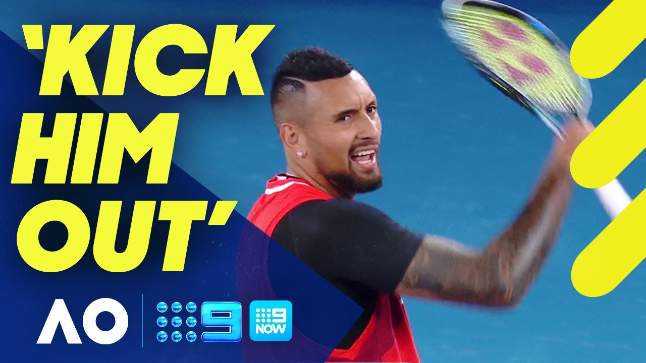 Kyrgios gets unruly fan EJECTED from Australian Open final Wide World of Sports