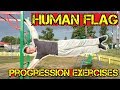 HOW TO HUMAN FLAG - progression Exercises