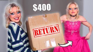 I Spent 400 On Prom Dresses Returns