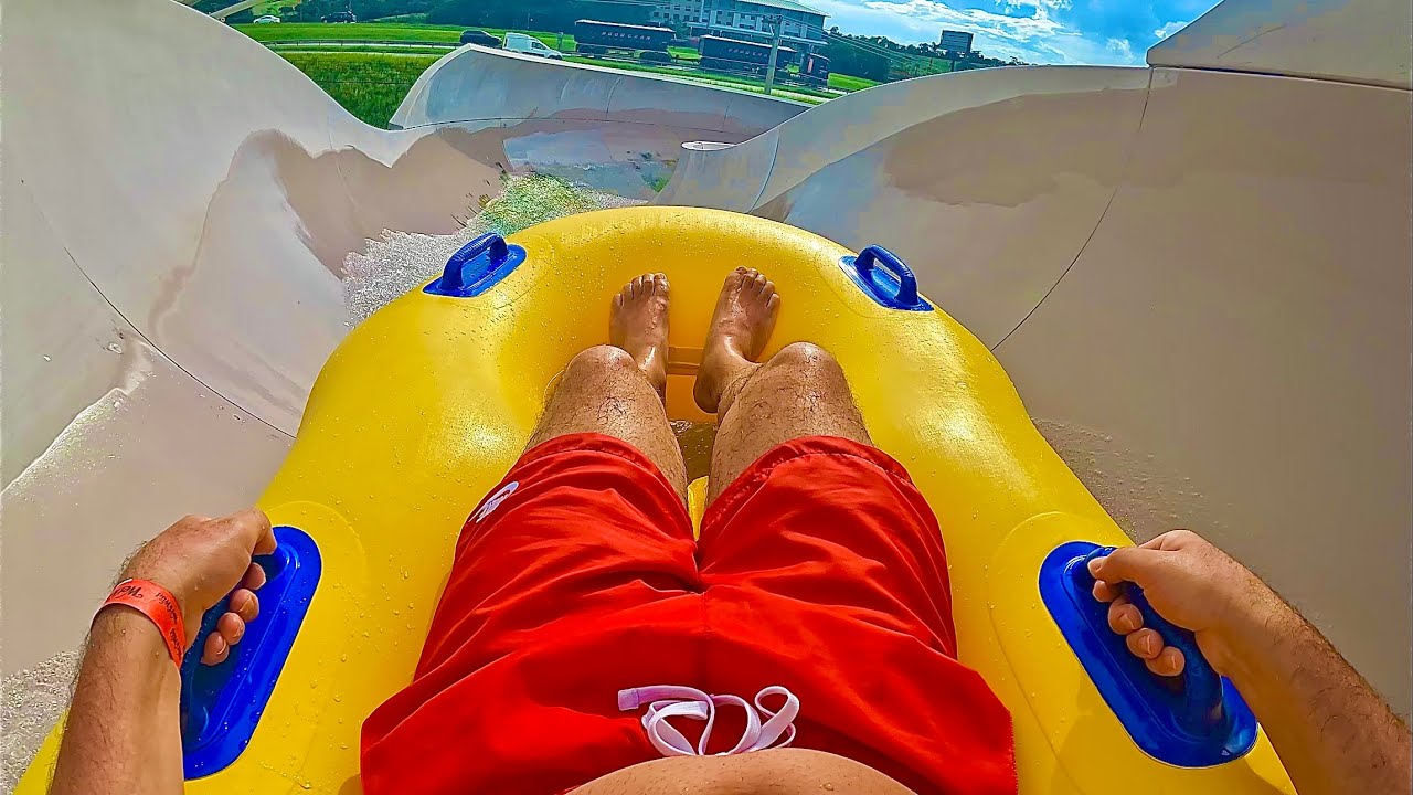 The Twister Water Slide at Wet'n Wild São Paulo, Brazil - YouTube